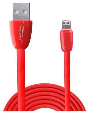 

MODRIVE D10037 Charging Only 2 in 1 (Lightning Micro USB) Cable ( 0 1 m Red )