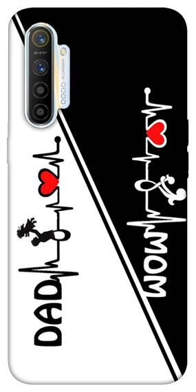 

Mom Dad Life Line Mobile Back Cover For Oppo K5