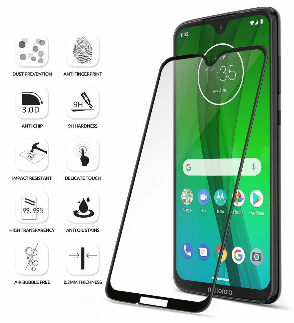 

Moto G7 G7 Plus G7 Power Screen Protector Poetic Ultra Thin Tempered Glass