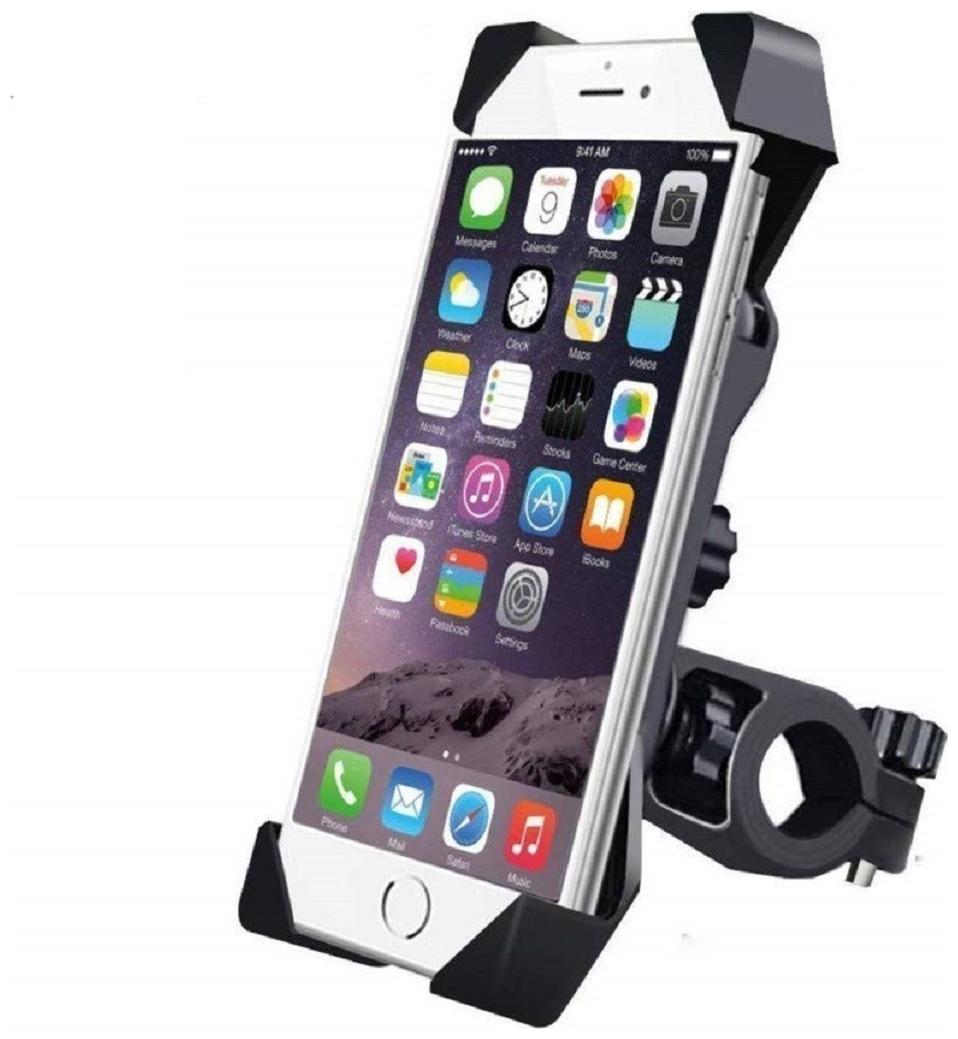 

Motorcycle Bicycle MTB Bike Mobile Phone Cradle Adjustable Handlebar Mount Bracket Holder Support Stand Bike Bicycle Mobile Mount Holder By Tech-X