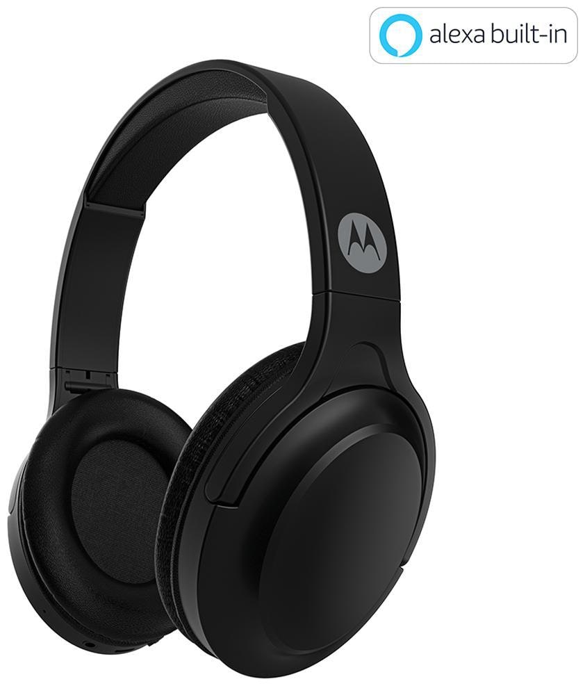 

Motorola ESCAPE 200 with Alexa ESCAPE 200 with Alexa Over-Ear Bluetooth Headset ( Black )