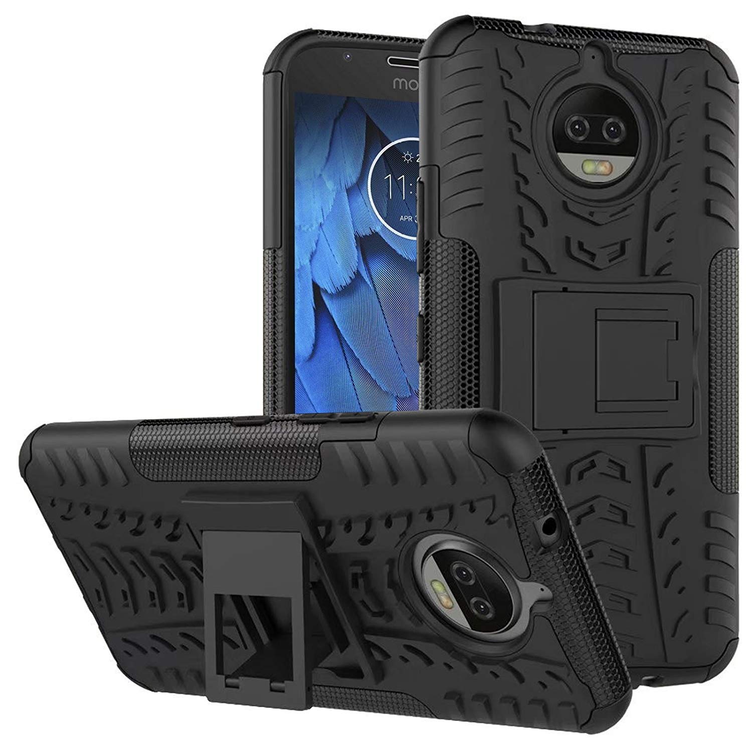 Motorola Moto G5 Plus Polycarbonate Back Cover By Cellshop Black by Cell Shop