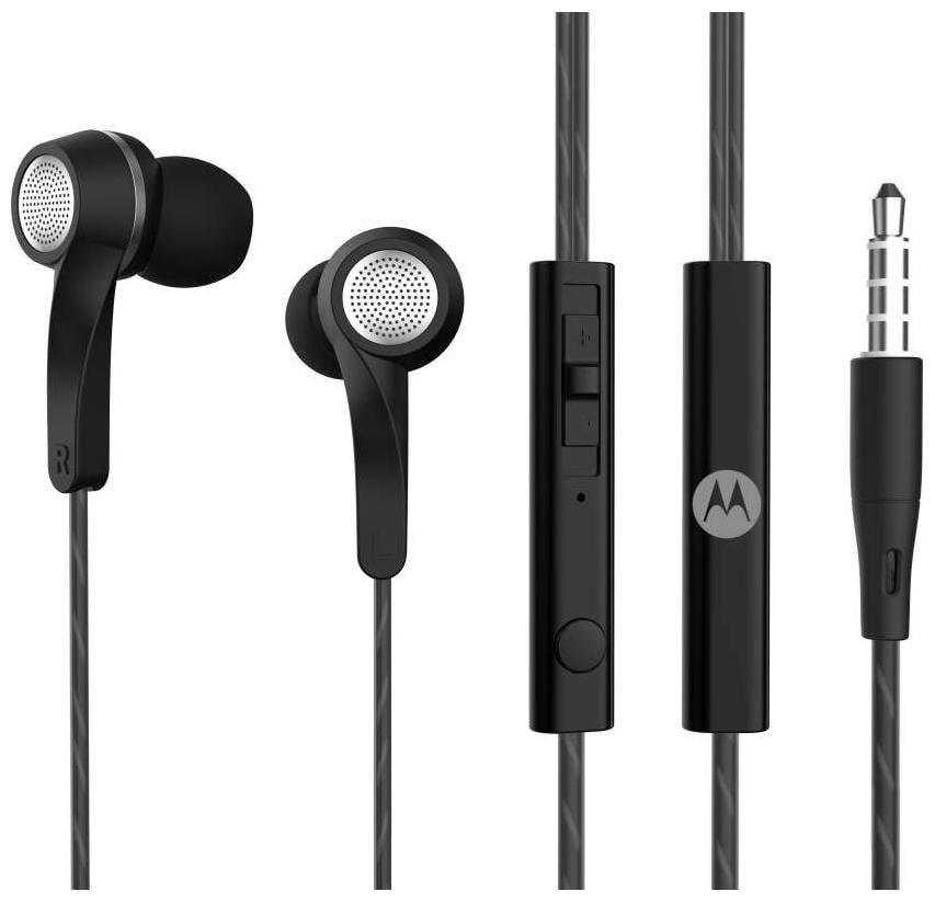 

Motorola Pace 120 with Alexa Pace 120 with Alexa In-Ear Wired Headphone ( Black )
