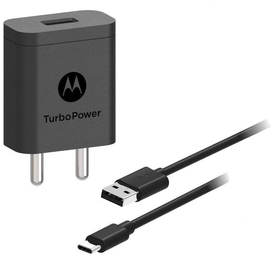 

Motorola SJSC54-C Turbopower 18 Charger with C-Type Charging Cable (Black)