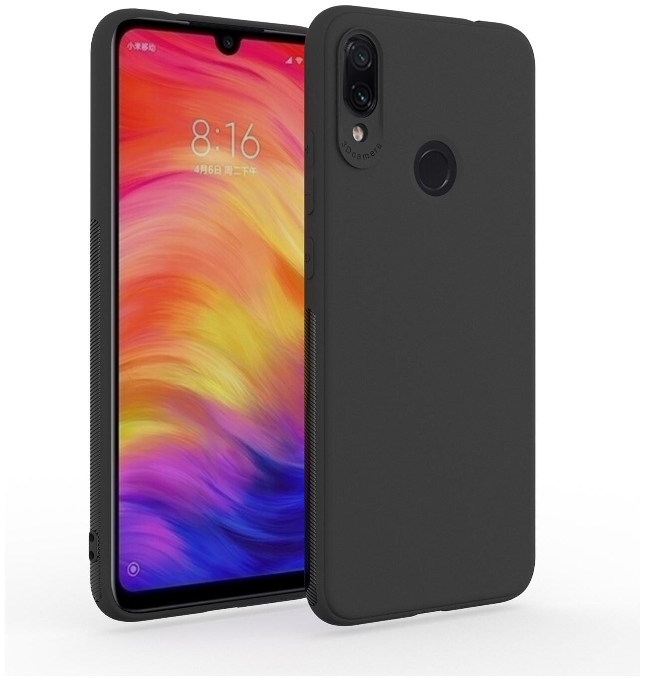 

MPE Silicone Back Cover For Redmi Note 7 ( Black )