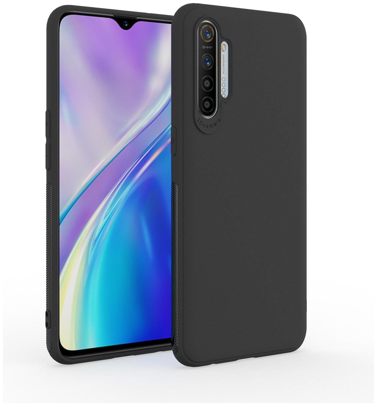 

MPE Silicone Back Cover For Realme Xt ( Black )