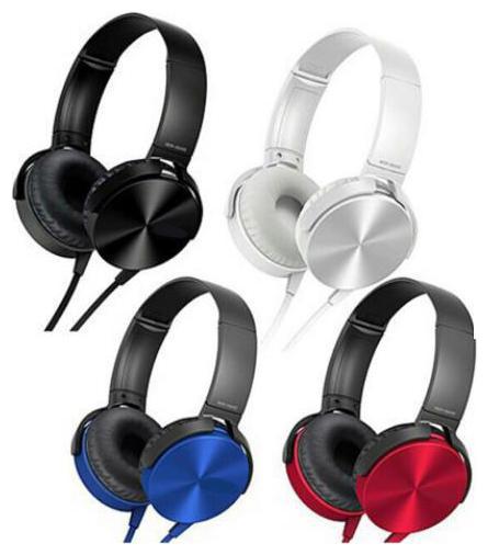 

MS TRADING COMPANY XB-450 Over-Ear Wired Headphone ( Assorted )