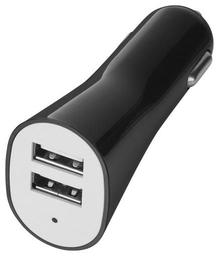 

MSTC 2 USB Port Universal Car Charging Adapter with Type C Data Cable (Bullet Style) (Assorted Color)