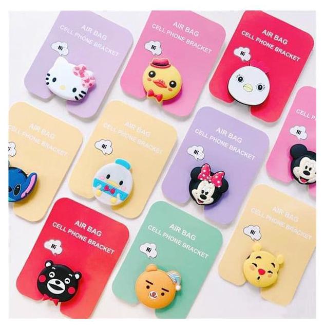 

MSTC Attractive LED Mobile Bracket Pop Socket for Personalize your Mobile Phone (Design send as per availability)