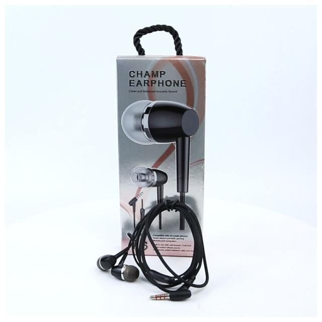 

QUXXA Champ-220 In-Ear Wired Headphone ( Black )