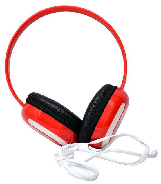 

QUXXA HP-1080 Over-Ear Wired Headphone ( Red )