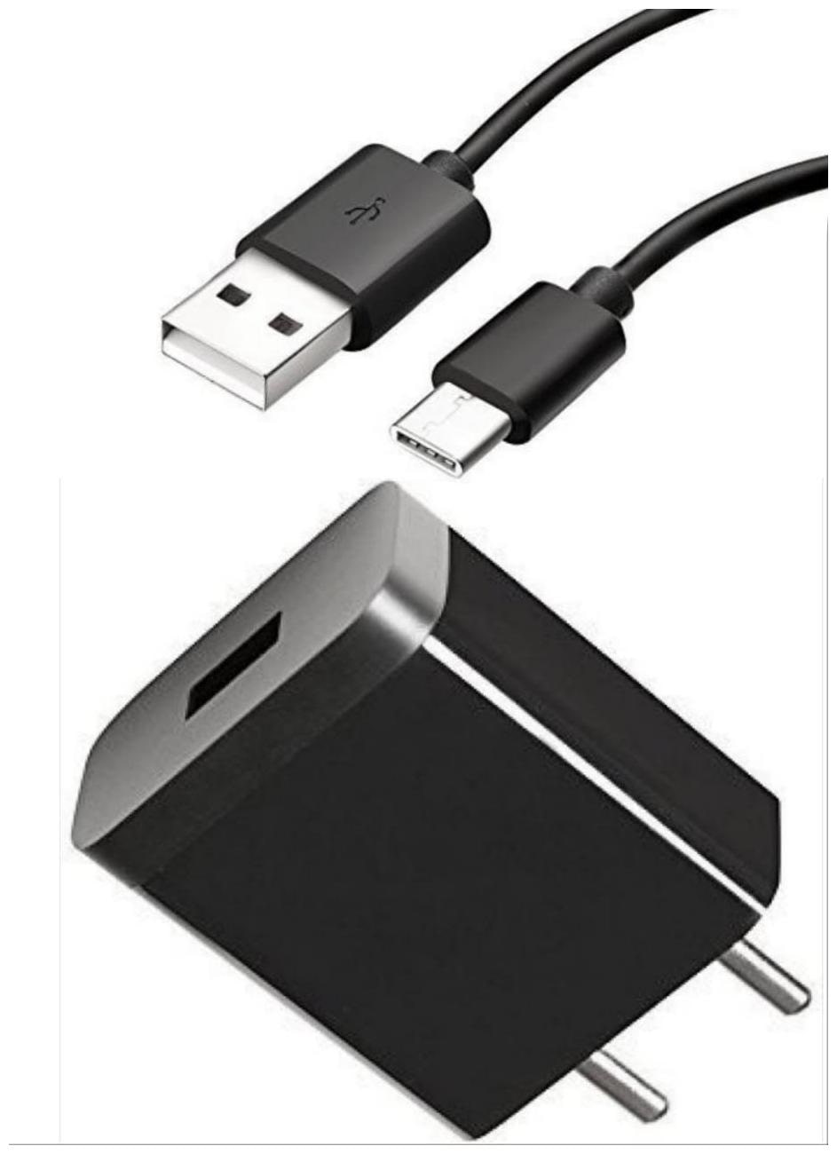 

Mzee Mzee Fast Wall Charger With 2 0 Type-C 1 0 reversible connector Cable 2 4 A Mobile Charger Wall Charger - 1 USB Port