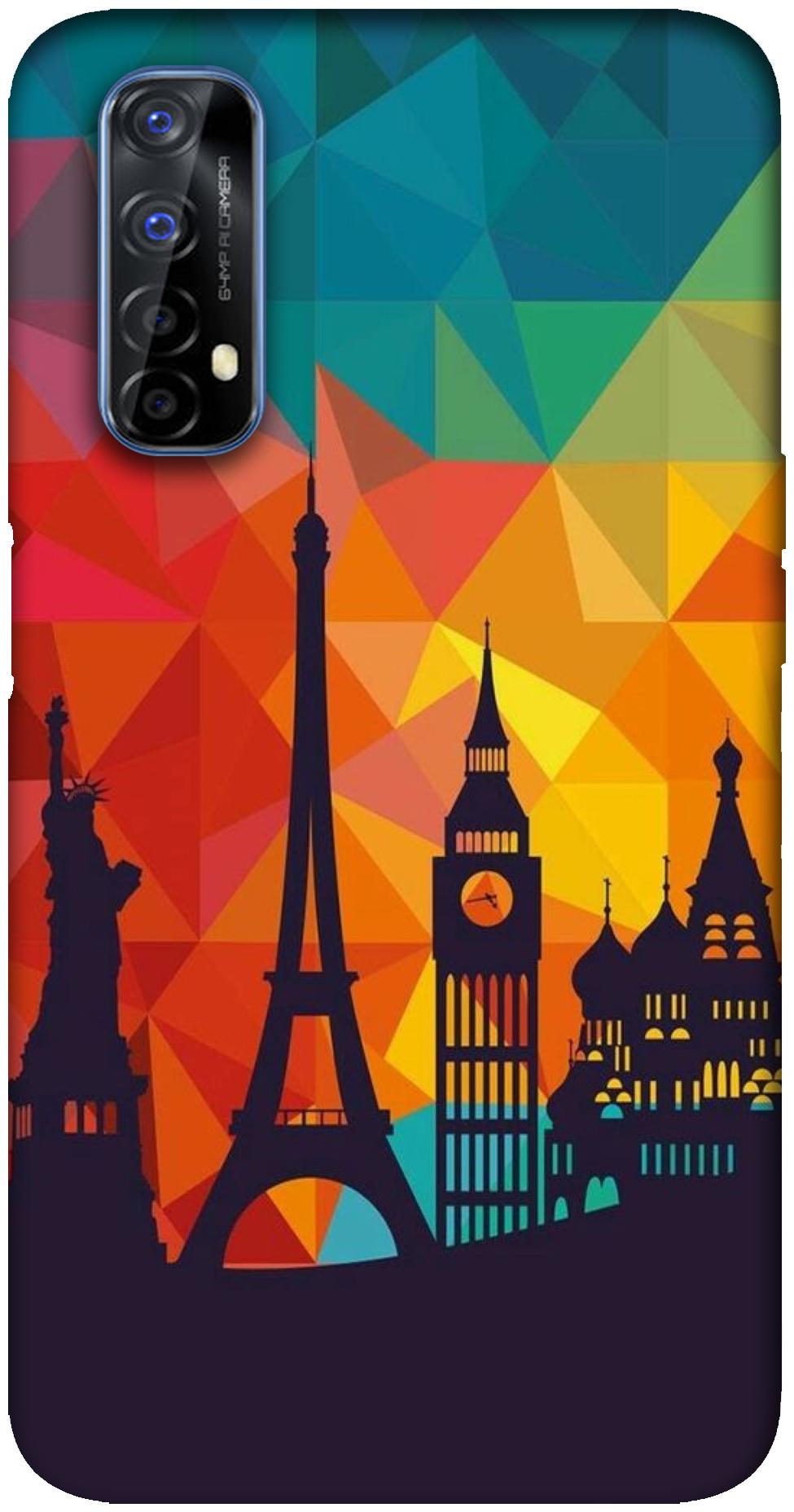 

NCA SALER Back Cover For Realme 7 Orange
