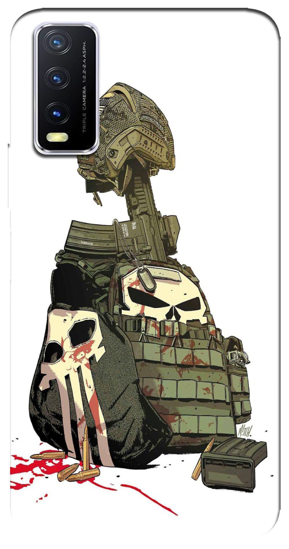 

NCA SALER Balidaan Nation Army Designer Multicolor Back Cover Printed Mobile Back Case And Cover For Vivo Y20