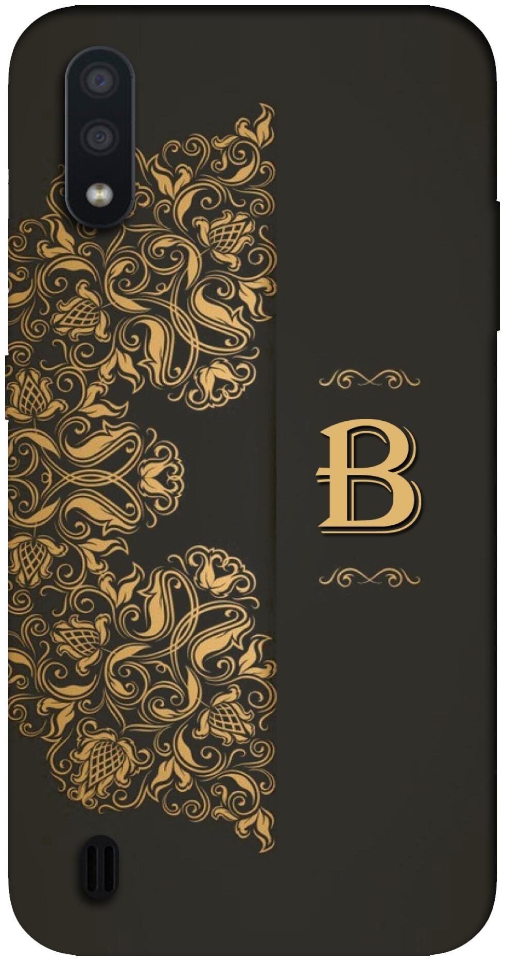 

NCA SALER Buytrend Alphabet B Designer Back Cover Printed Mobile Back Case And Cover For Samsung Galaxy M01 Grey
