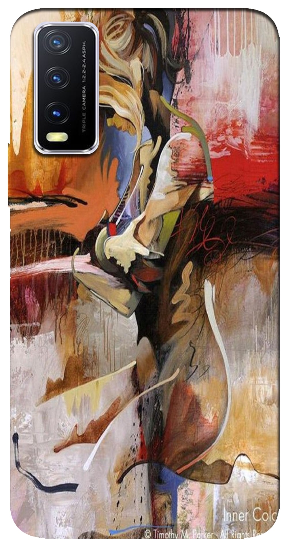 

NCA SALER Lady sketch Designer Multicolor Back Cover Printed Mobile Back Case And Cover For Vivo Y20i
