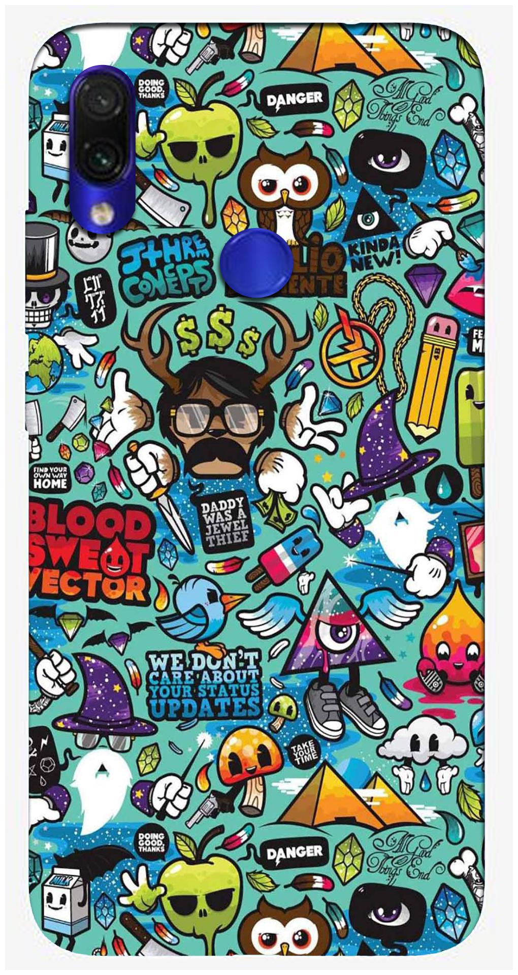 

NCA SALER Silicone Back Cover For Redmi Note 7 Pro ( Multi )