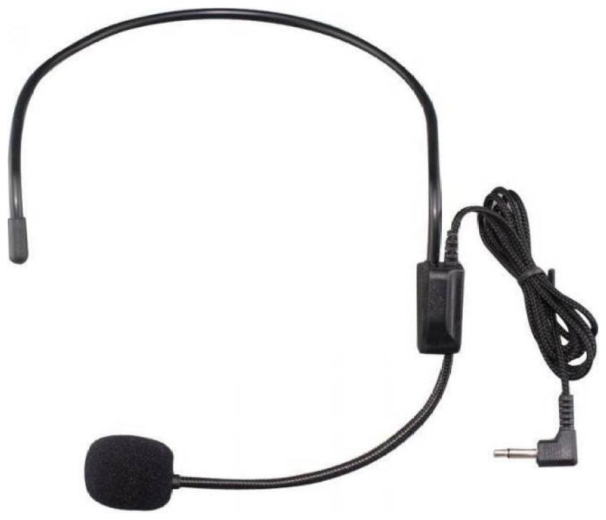 

Neck Mic for Calling and Cordless Transmitter Wired Headset with Mic (Black Over the Ear)