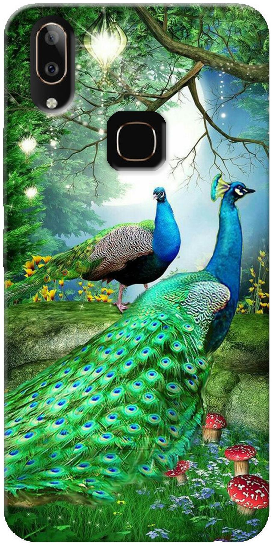 

BIGFAME Silicone Back Cover For Vivo V9 Pro ( Multi )