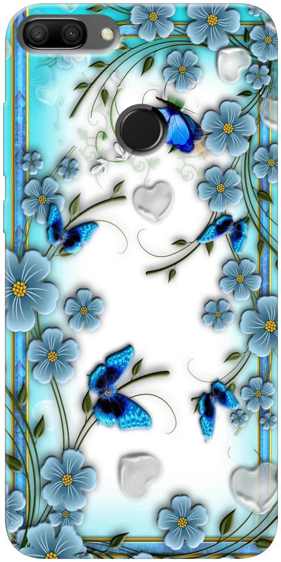

BIGFAME Silicone Back Cover For Honor 9N ( Multi )