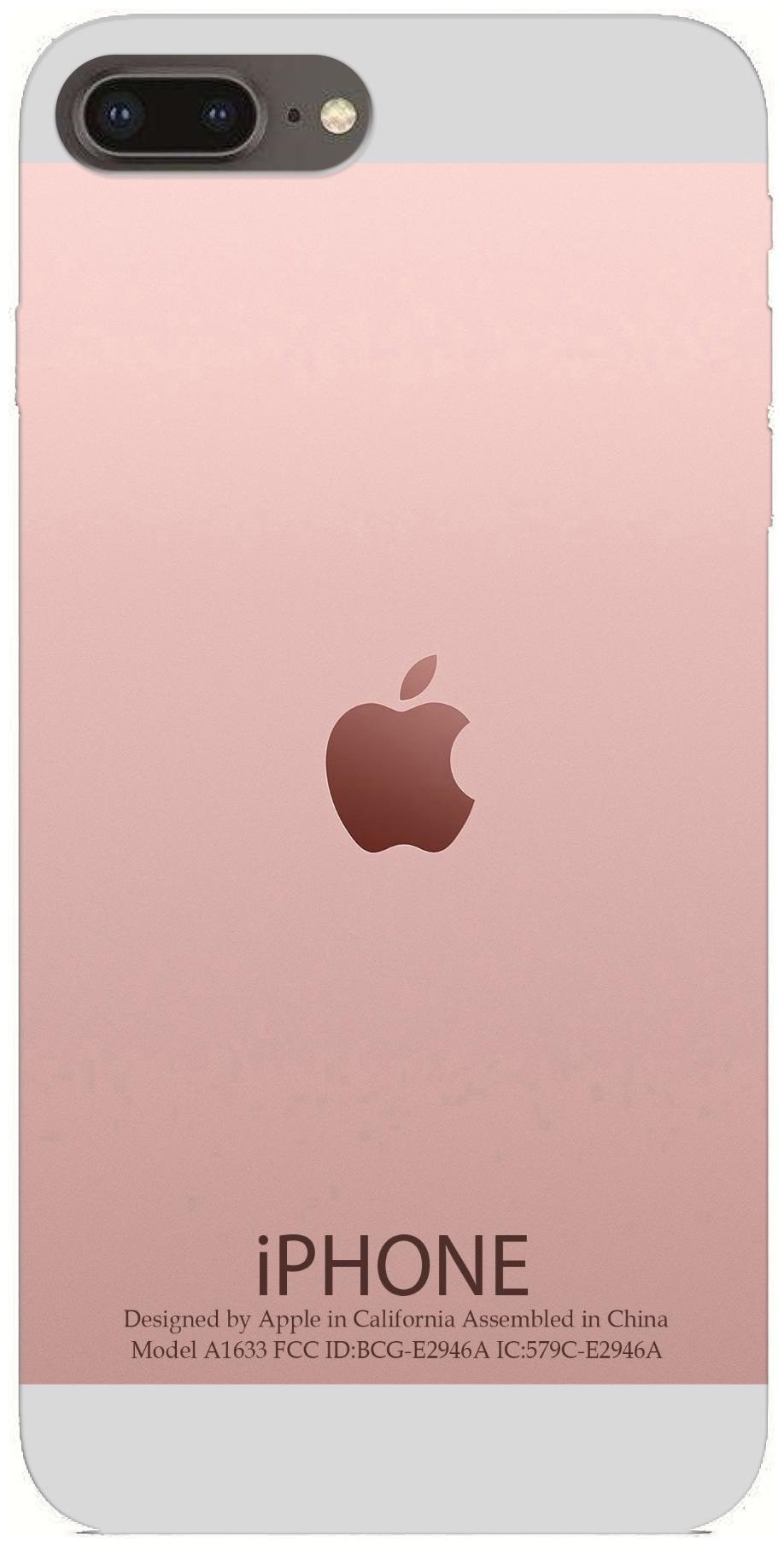 

BIGFAME Silicone Back Cover For Apple iPhone 8 Plus ( Multi )