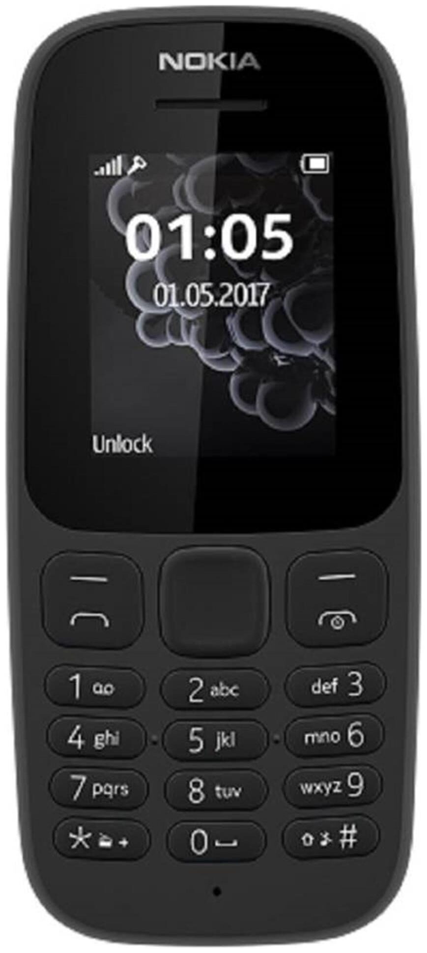 

Nokia105 Dual SIM (Black)