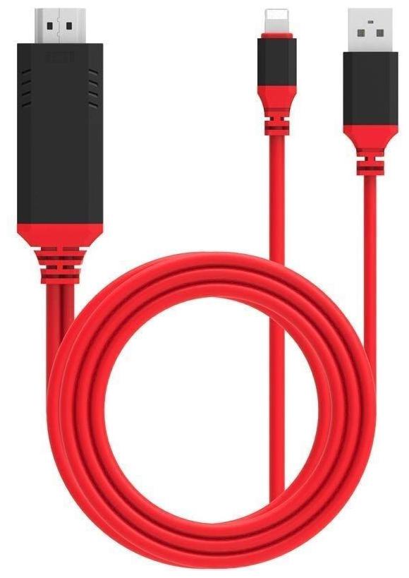 

NORY Data Charging 8 Pin (Lightning) Cable ( 1 5-2m Red )
