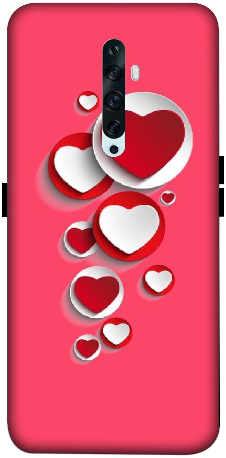 

Oducos Hard Back Cover For Oppo Reno 2 Z (Red)