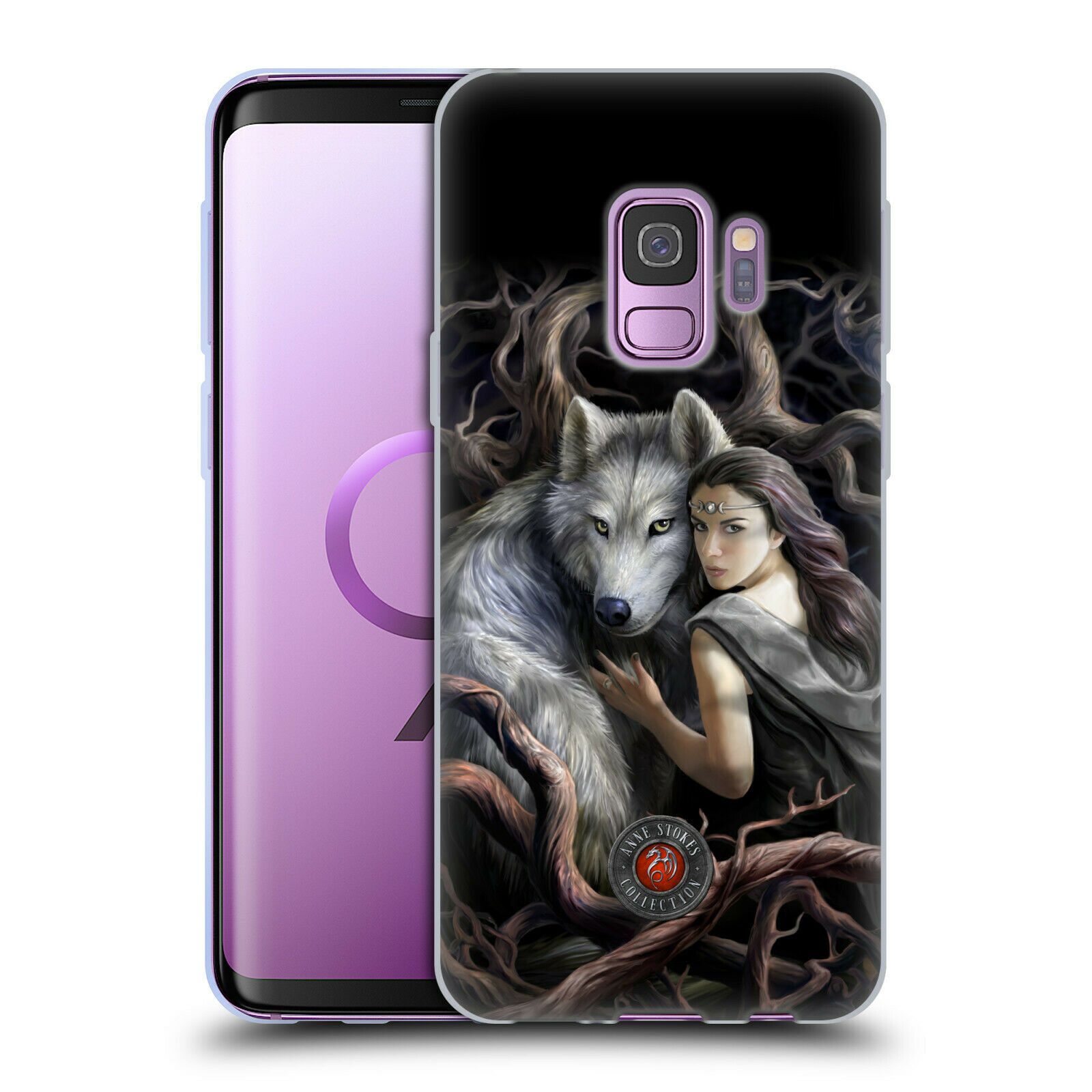 

OFFICIAL ANNE STOKES WOLVES 2 GEL CASE FOR SAMSUNG PHONES 1