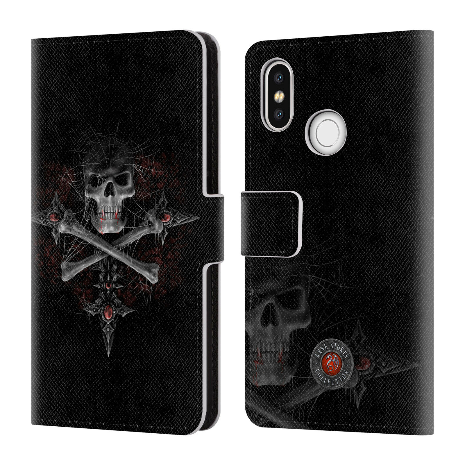 

OFFICIAL ANNE STOKES TRIBAL LEATHER BOOK WALLET CASE COVER FOR XIAOMI PHONES