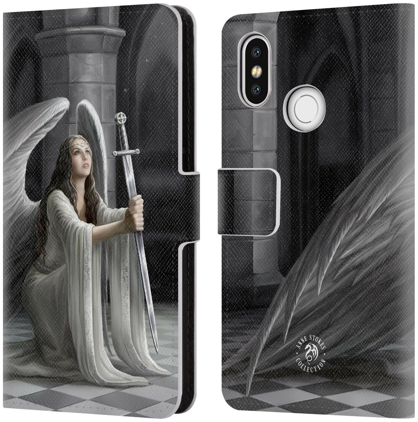 

OFFICIAL ANNE STOKES ANGELS LEATHER BOOK WALLET CASE COVER FOR XIAOMI PHONES