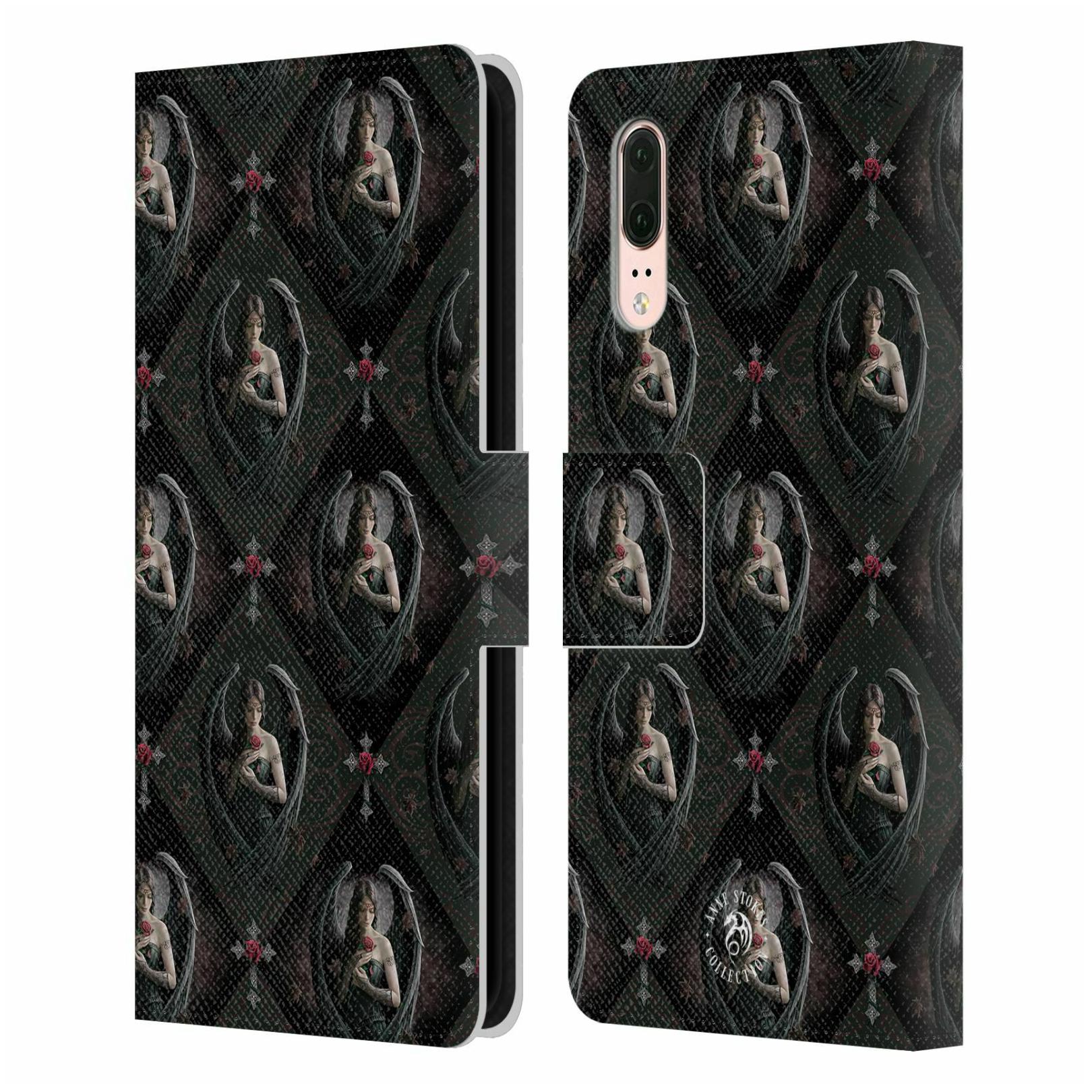 

OFFICIAL ANNE STOKES ANGELS LEATHER BOOK WALLET CASE COVER FOR HUAWEI PHONES