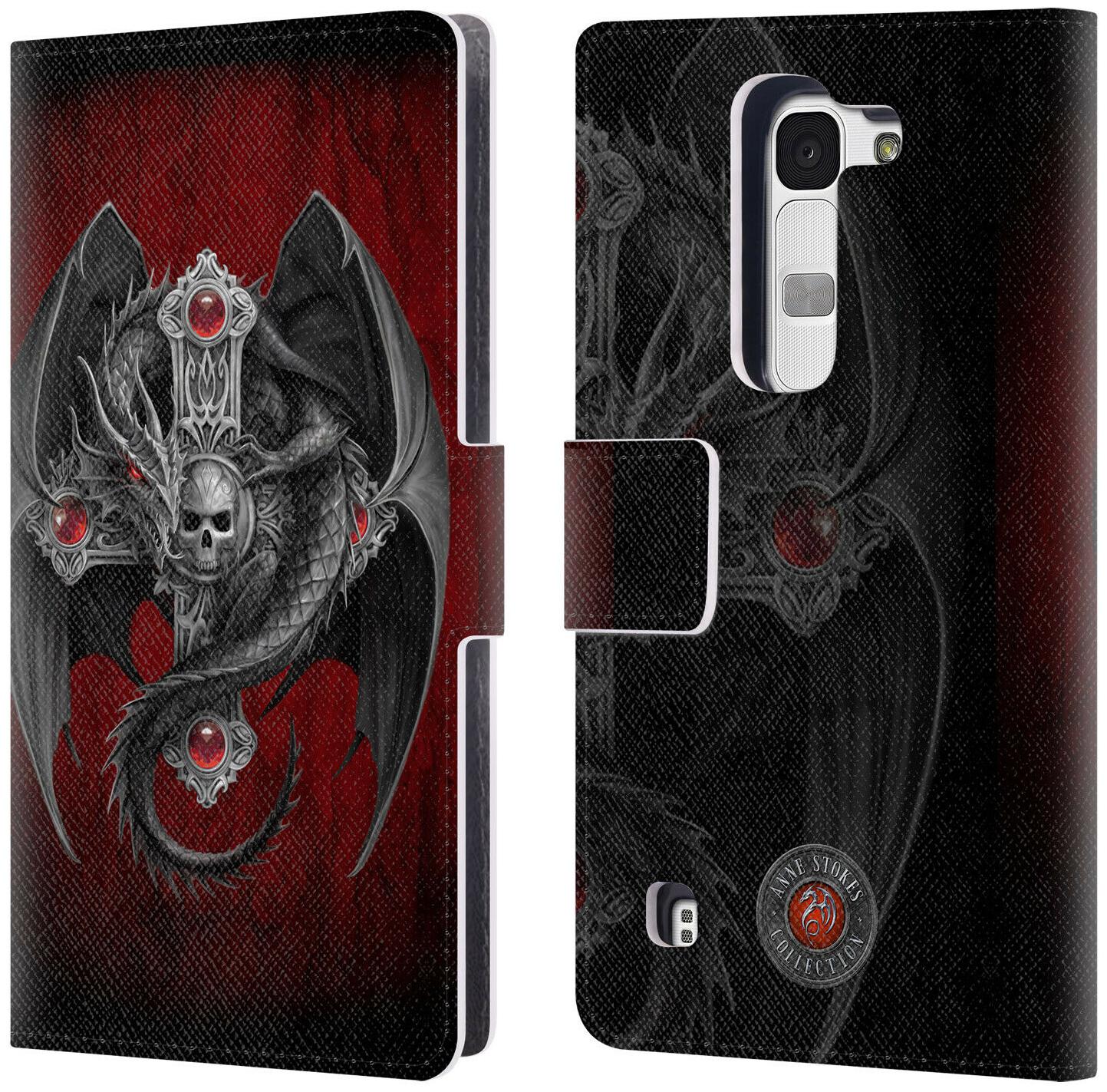 

OFFICIAL ANNE STOKES TRIBAL LEATHER BOOK WALLET CASE COVER FOR LG PHONES 2