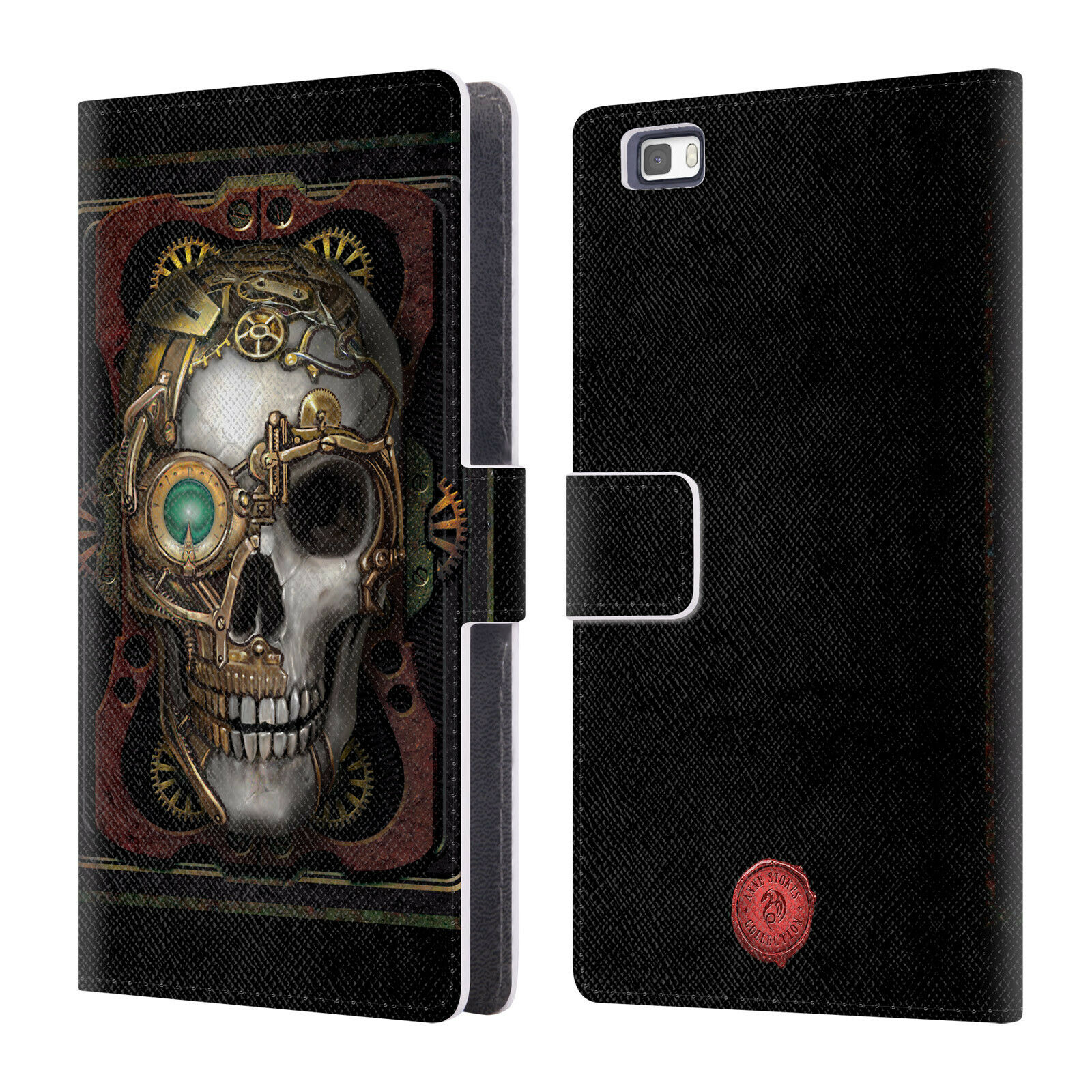 

OFFICIAL ANNE STOKES STEAMPUNK LEATHER BOOK WALLET CASE FOR HUAWEI PHONES 2