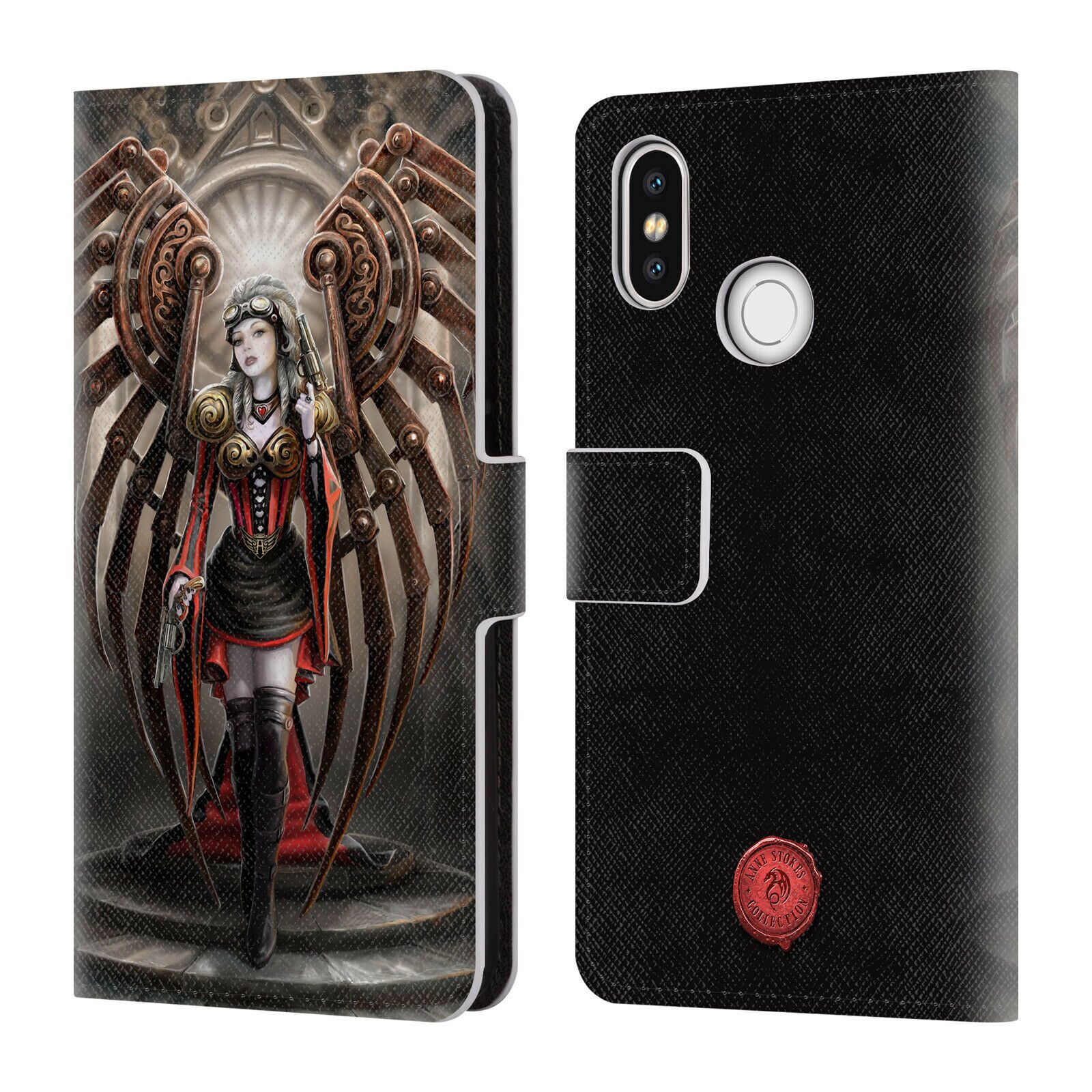 

OFFICIAL ANNE STOKES STEAMPUNK LEATHER BOOK WALLET CASE COVER FOR XIAOMI PHONES