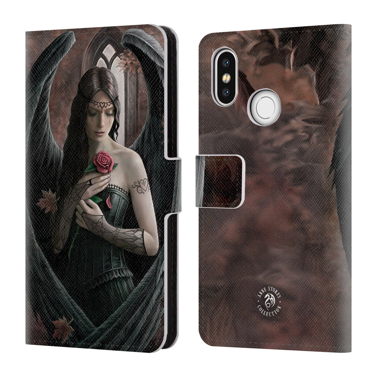 

OFFICIAL ANNE STOKES ANGELS LEATHER BOOK WALLET CASE COVER FOR XIAOMI PHONES