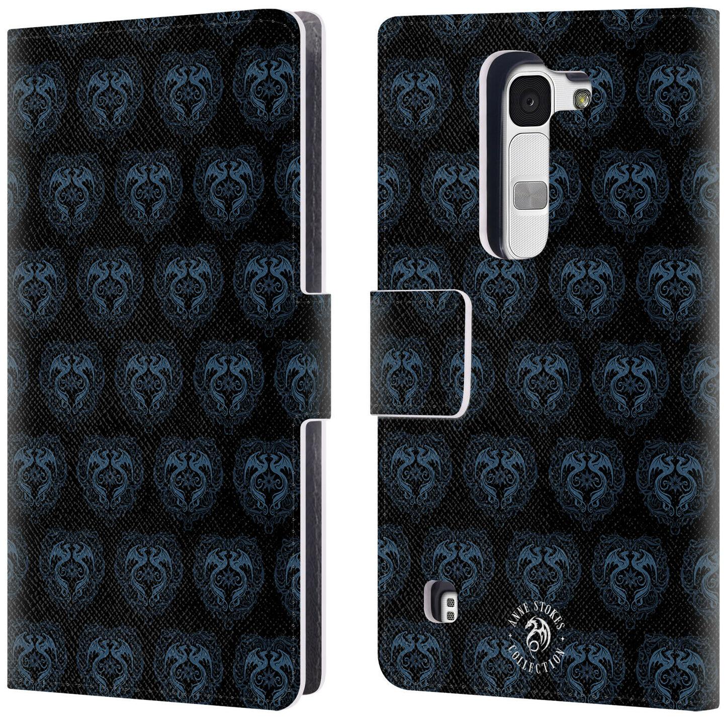 

OFFICIAL ANNE STOKES MOTIF PATTERNS LEATHER BOOK WALLET CASE FOR LG PHONES 2