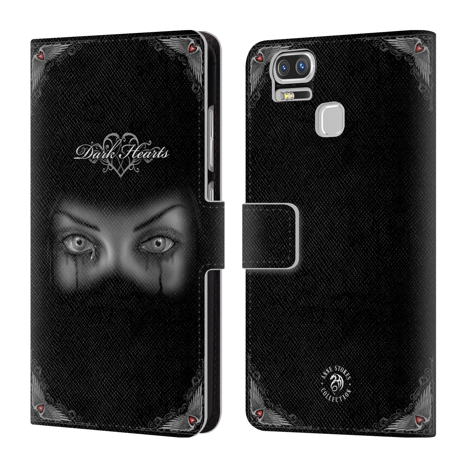 

OFFICIAL ANNE STOKES GOTHIC LEATHER BOOK WALLET CASE FOR ASUS ZENFONE PHONES