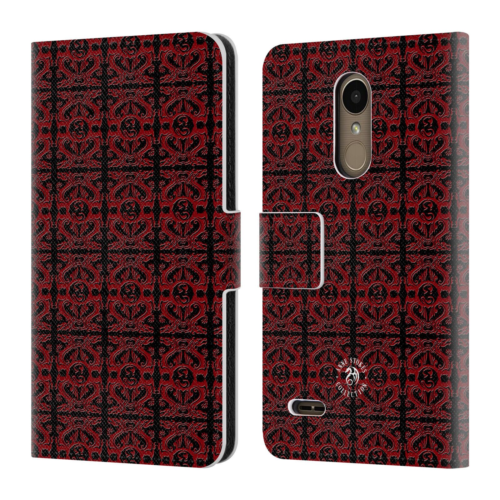 

OFFICIAL ANNE STOKES MOTIF PATTERNS LEATHER BOOK WALLET CASE FOR LG PHONES 1