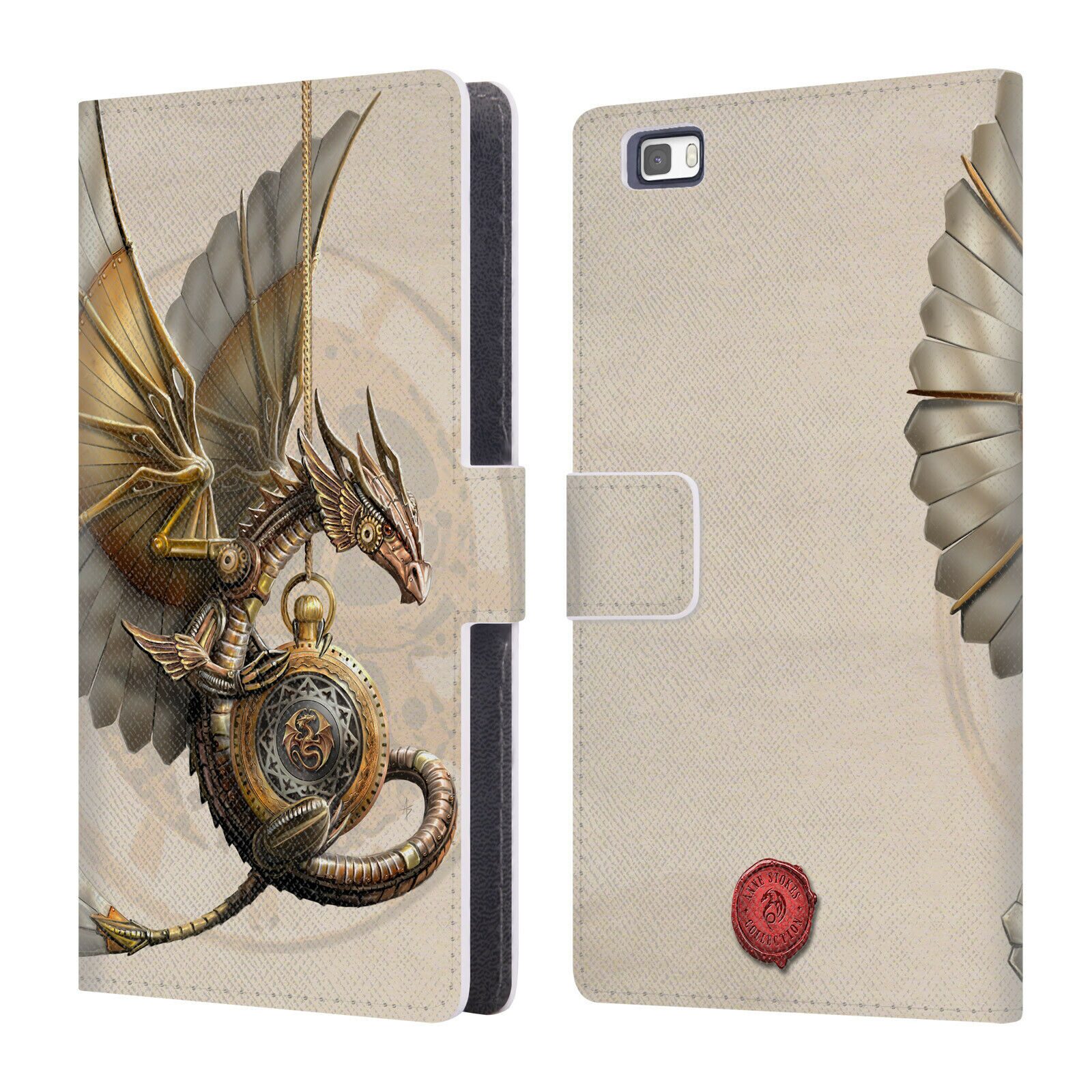 

OFFICIAL ANNE STOKES STEAMPUNK LEATHER BOOK WALLET CASE FOR HUAWEI PHONES 2