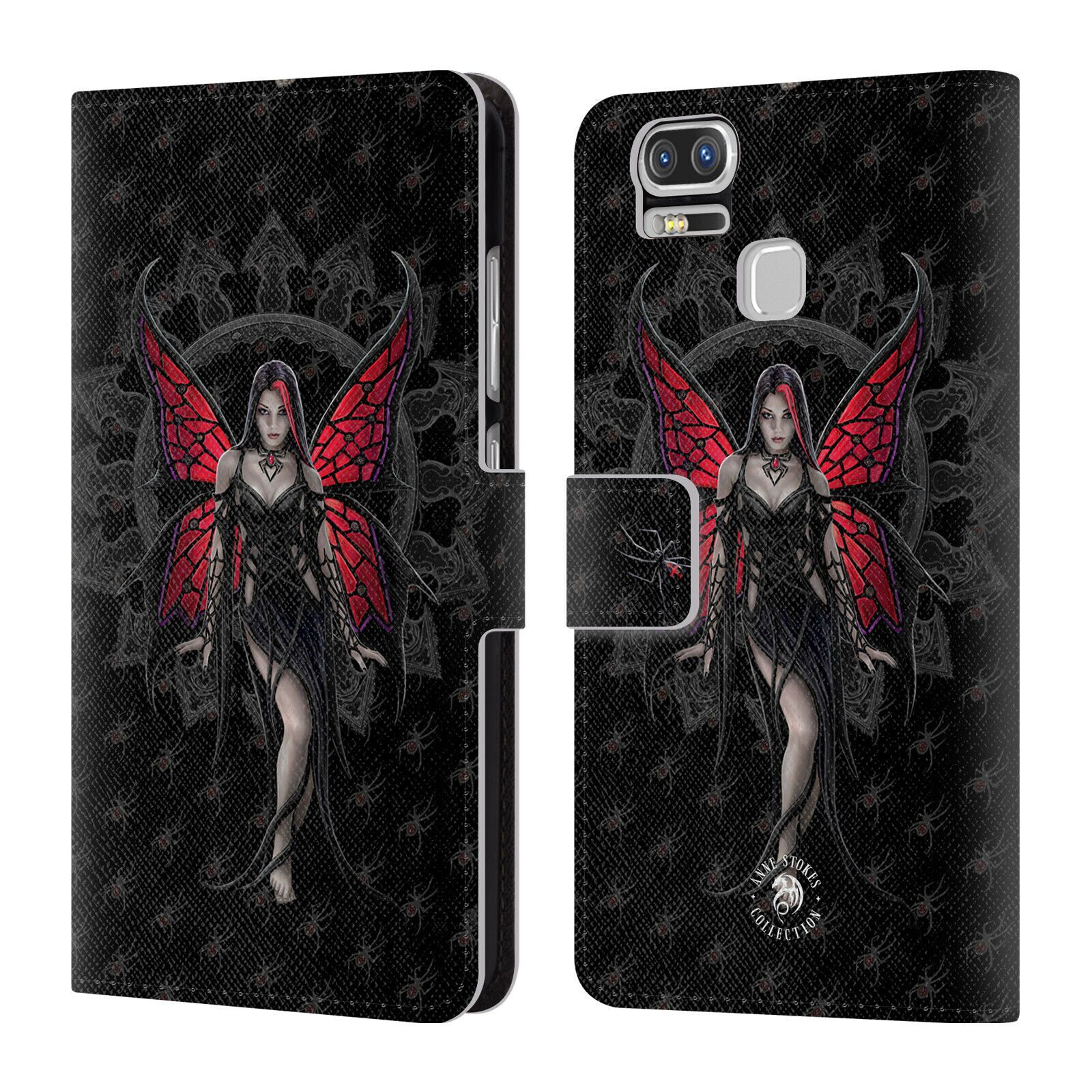 

OFFICIAL ANNE STOKES GOTHIC LEATHER BOOK WALLET CASE FOR ASUS ZENFONE PHONES