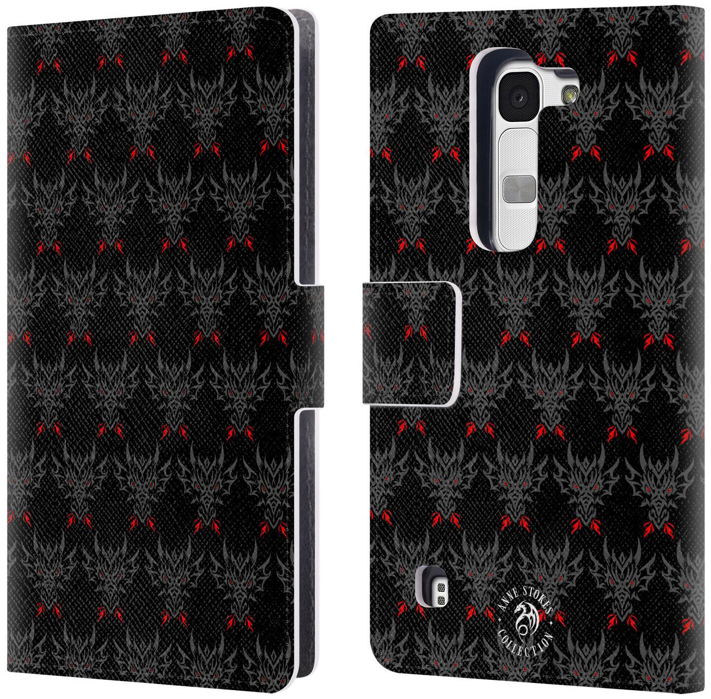 

OFFICIAL ANNE STOKES MOTIF PATTERNS LEATHER BOOK WALLET CASE FOR LG PHONES 2
