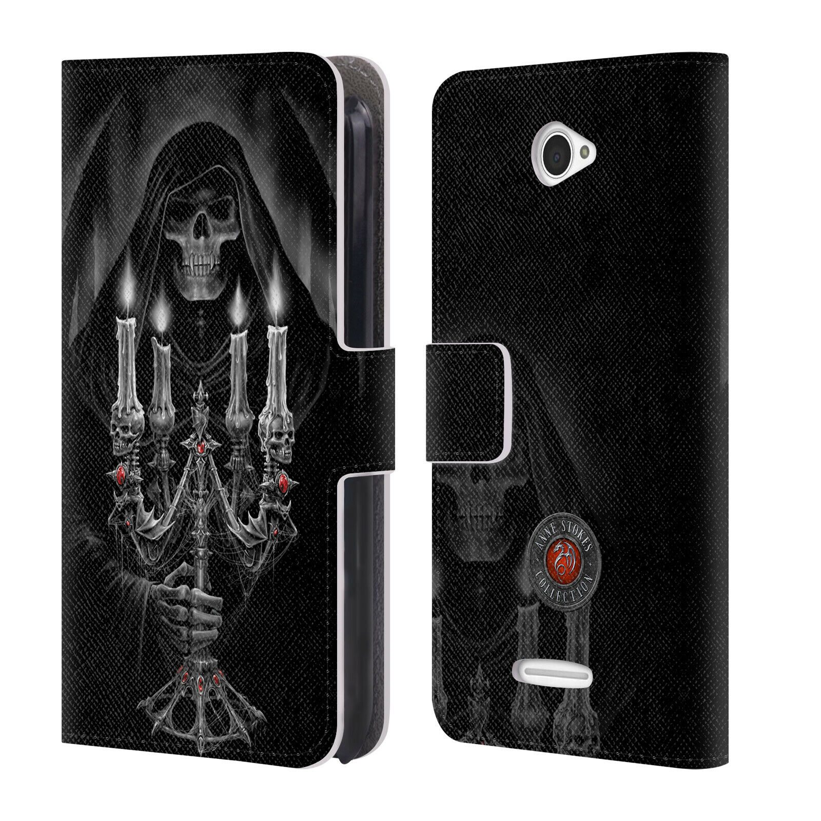 

OFFICIAL ANNE STOKES TRIBAL LEATHER BOOK WALLET CASE COVER FOR SONY PHONES 2
