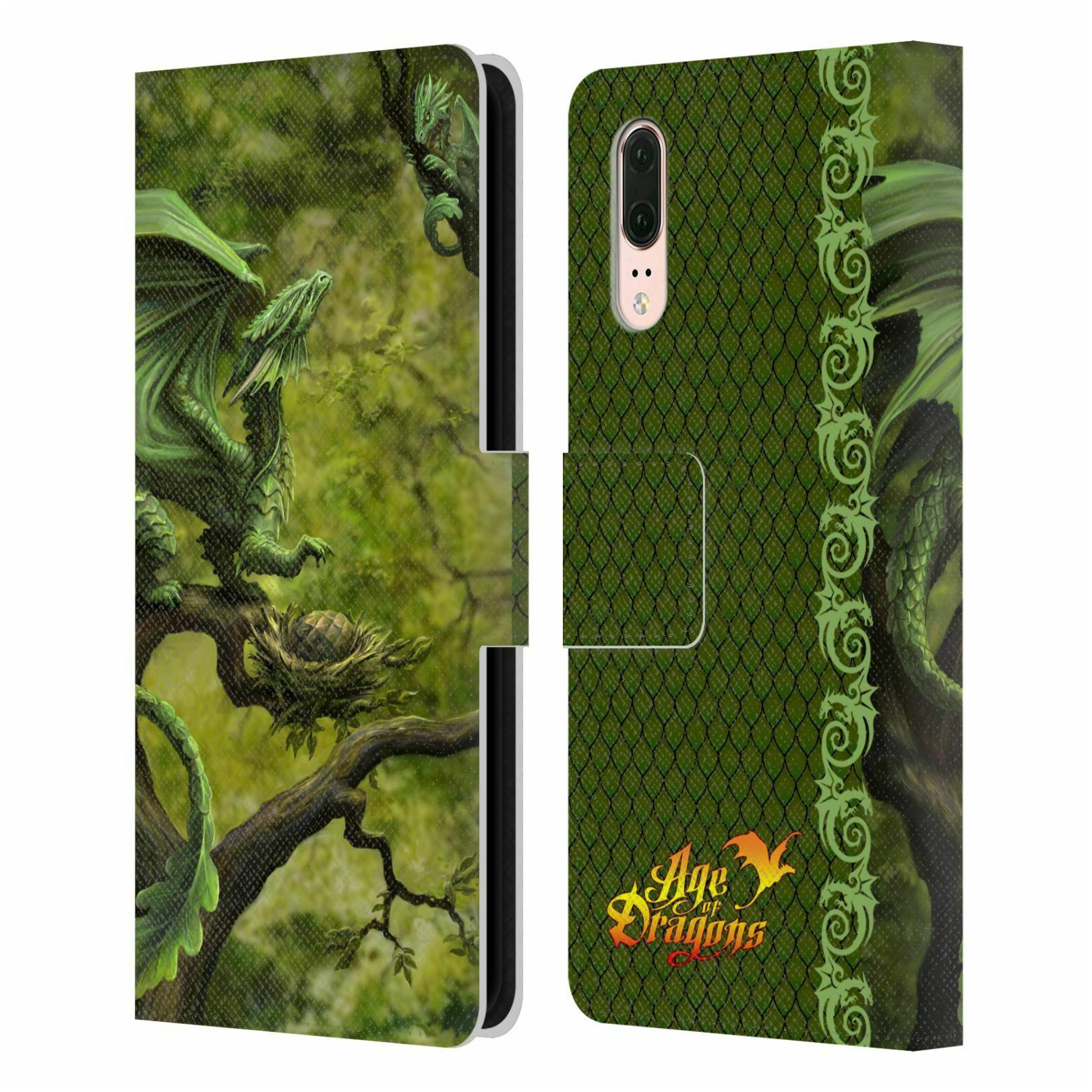

OFFICIAL ANNE STOKES AGE OF DRAGONS LEATHER BOOK WALLET CASE FOR HUAWEI PHONES