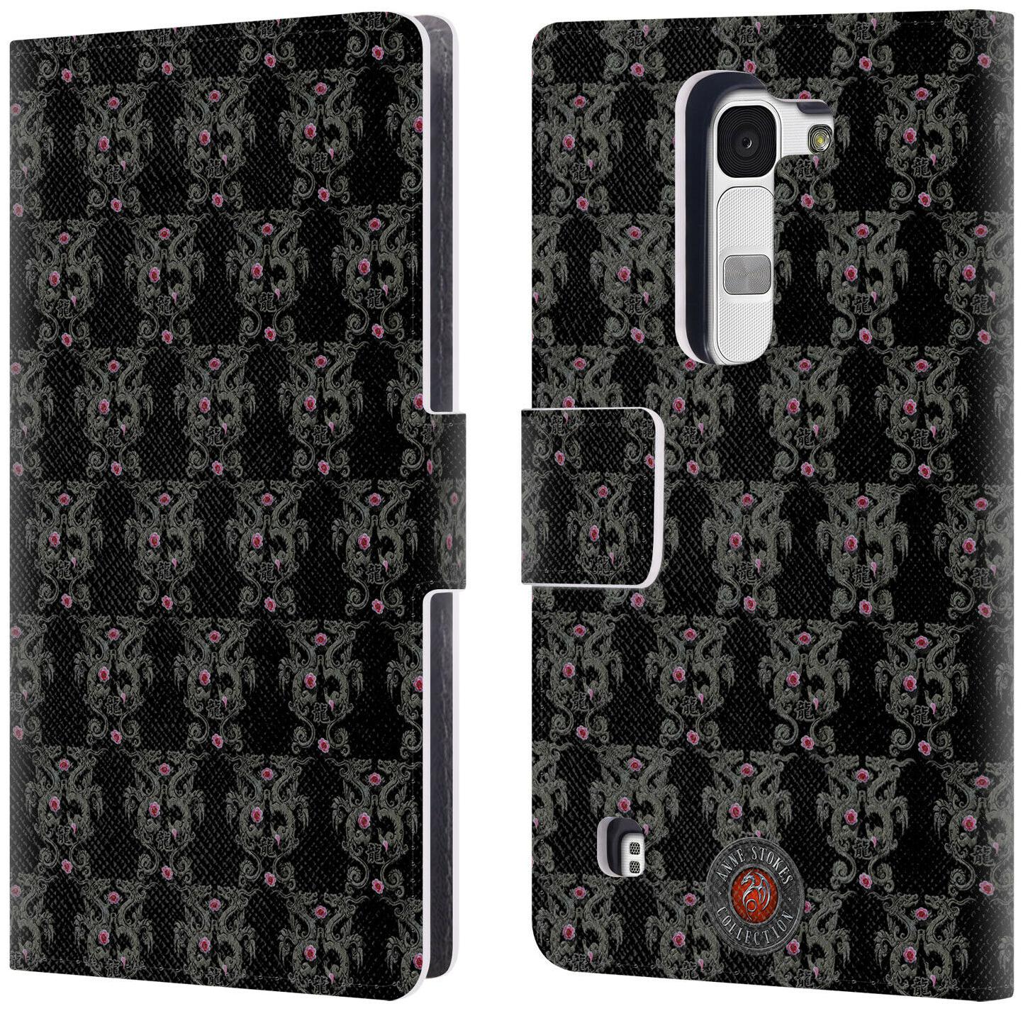 

OFFICIAL ANNE STOKES MOTIF PATTERNS LEATHER BOOK WALLET CASE FOR LG PHONES 2