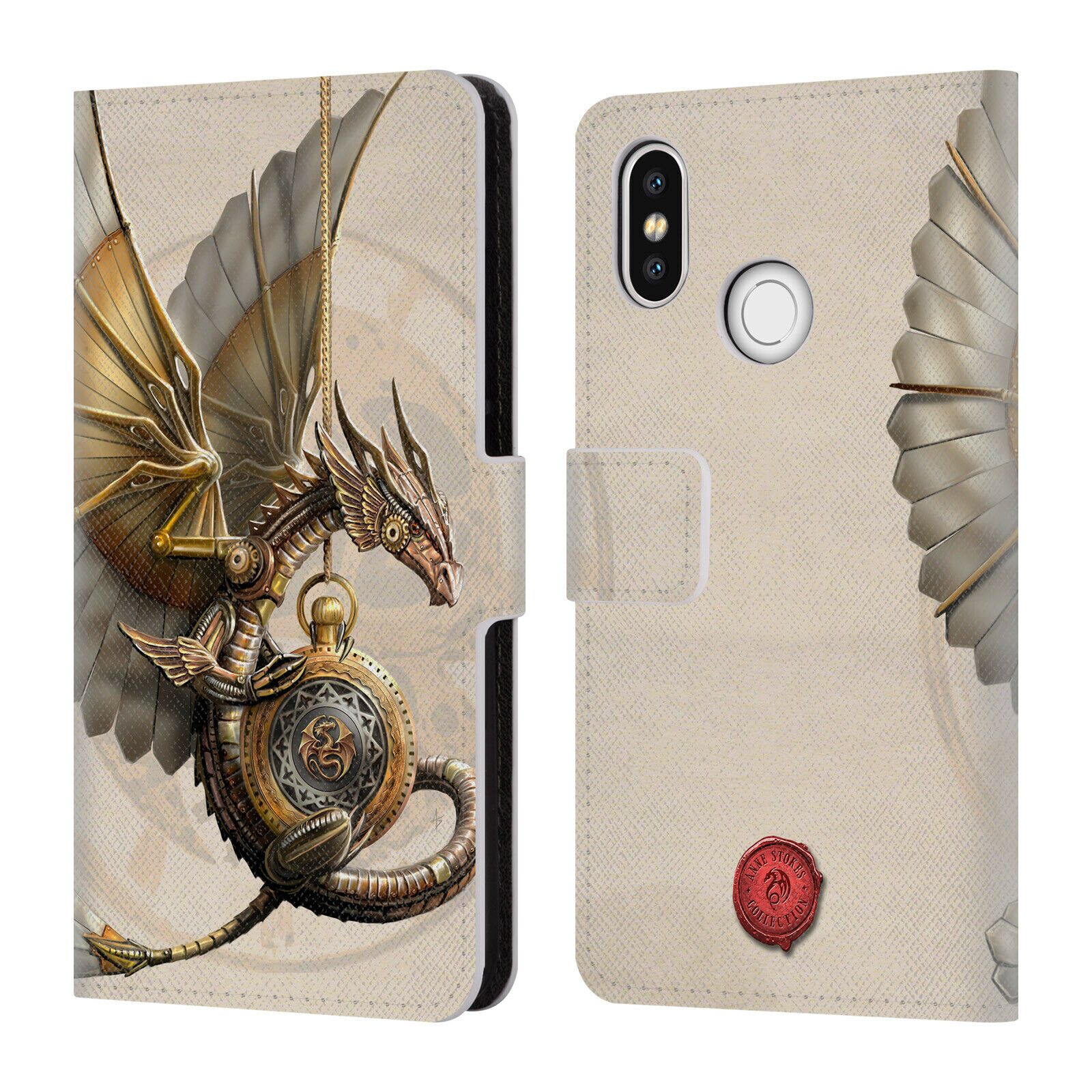 

OFFICIAL ANNE STOKES STEAMPUNK LEATHER BOOK WALLET CASE COVER FOR XIAOMI PHONES