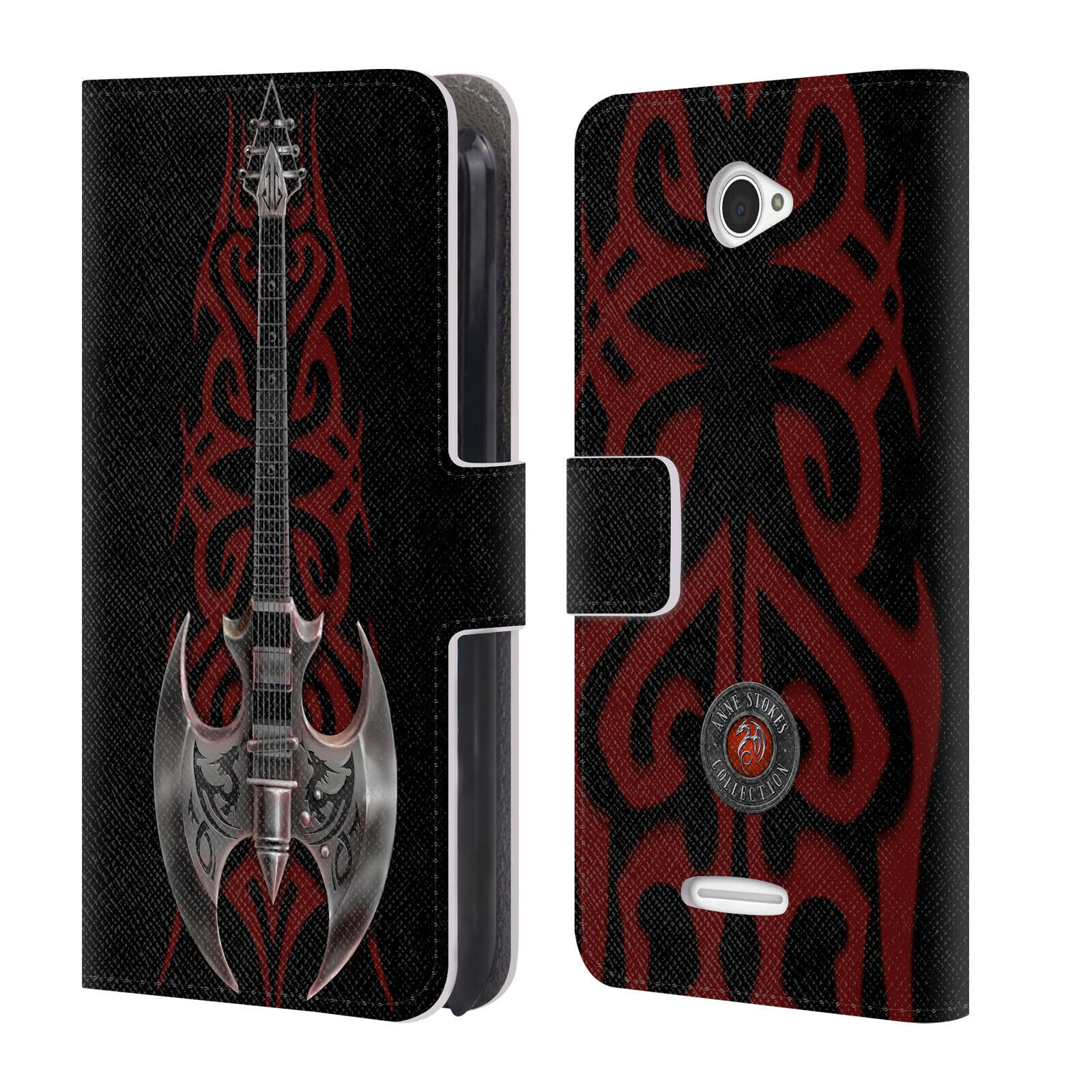 

OFFICIAL ANNE STOKES TRIBAL LEATHER BOOK WALLET CASE COVER FOR SONY PHONES 2