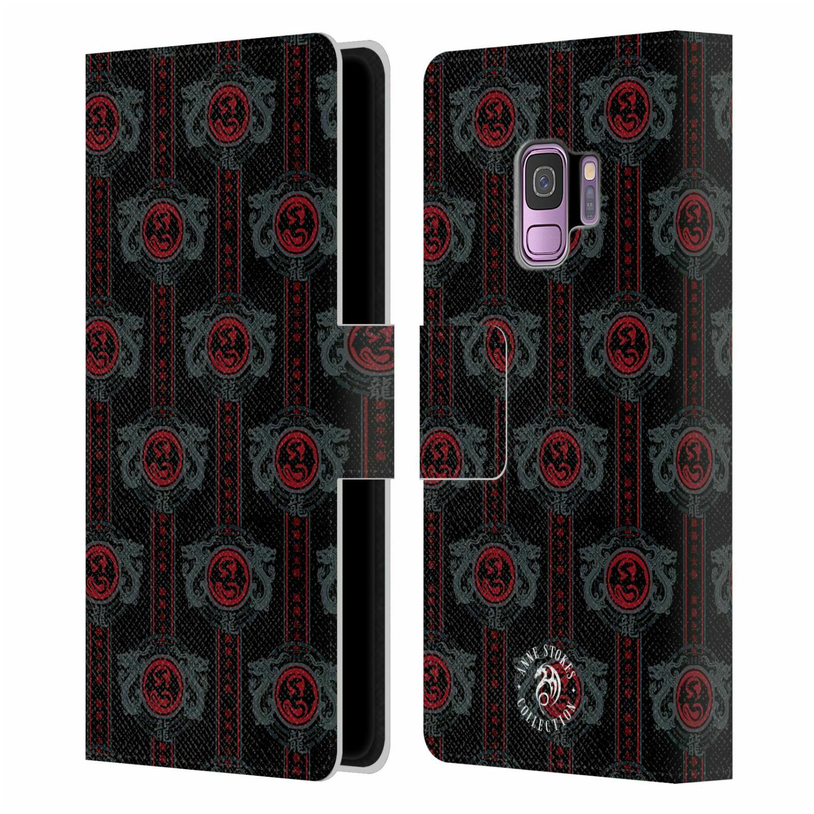 

OFFICIAL ANNE STOKES MOTIF PATTERNS LEATHER BOOK CASE FOR SAMSUNG PHONES 1