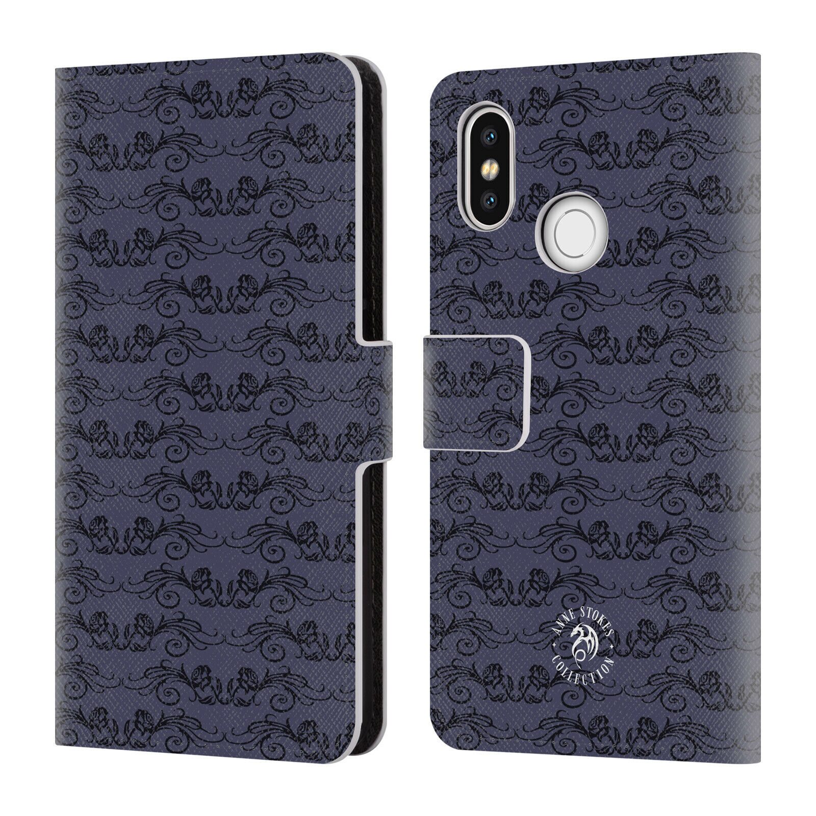 

OFFICIAL ANNE STOKES DARK HEARTS LEATHER BOOK WALLET CASE FOR XIAOMI PHONES