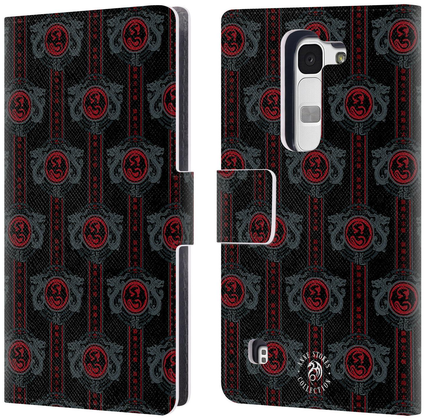 

OFFICIAL ANNE STOKES MOTIF PATTERNS LEATHER BOOK WALLET CASE FOR LG PHONES 2